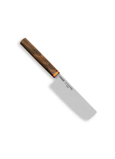 Pirge 12106 Titan East Dilimleme Nakiri Şef Bıçağı 16 cm - Ceviz Sap