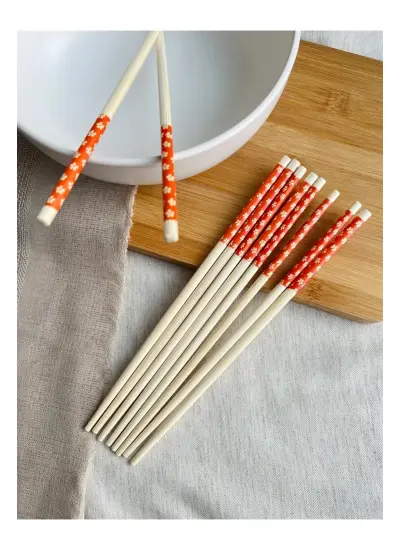 Chopsticks Bambu Yemek Çubuğu 10'lu