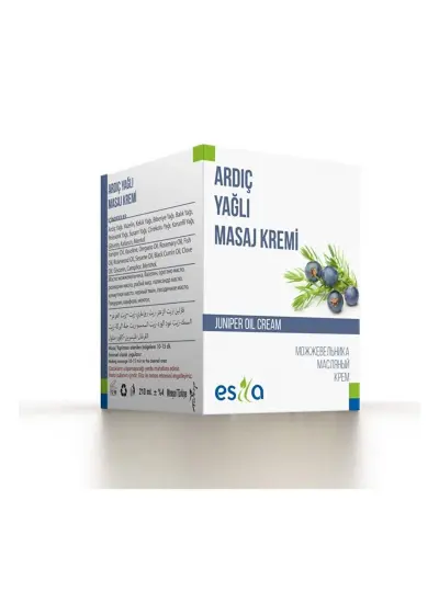 Organik Yağ Ardıç Yağlı Masaj Kremi 210 ml