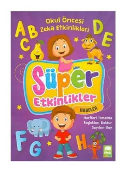 Ema Çocuk Süper Etkinlikler Kitabı Harfler