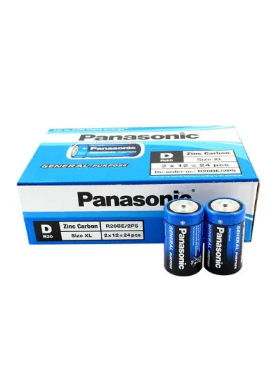 Panosonic Büyük Boy D Pil 24 lü Paket