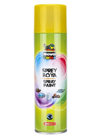 Nova Color Sprey Boya 200 Ml Sarı