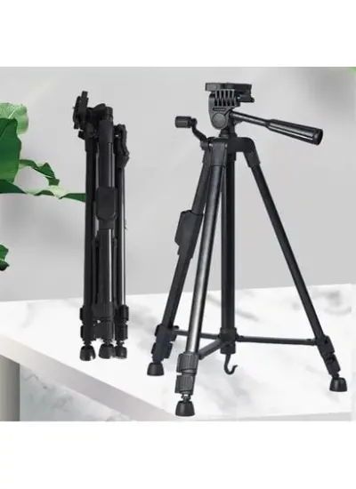 Telefon ve Fotoğraf Makinası Takılabilen Bluetooth Kumandalı 146 cm Tripod