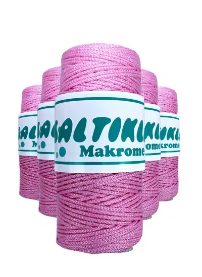 5 Adet Polyester Simli Makrome İpi SS-1545