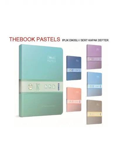 Gıpta Thebook 20x28 Sert Kapak Pastel Defter 400 Yaprak Çizgili