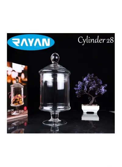 Rayan 28  Cm Ayaklı Fanus Şekerlik