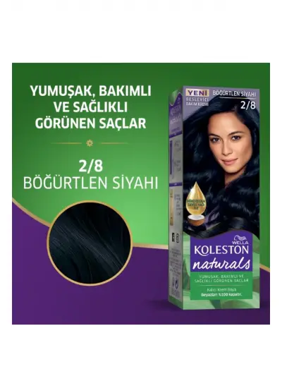 Naturals Saç Boyası Böğürtlen Siyahı 2/8