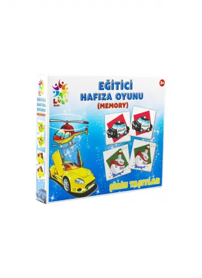 Laço Puzzle Lc023 Eğitici Hafıza Oyunu Sevimli Taşıtlar