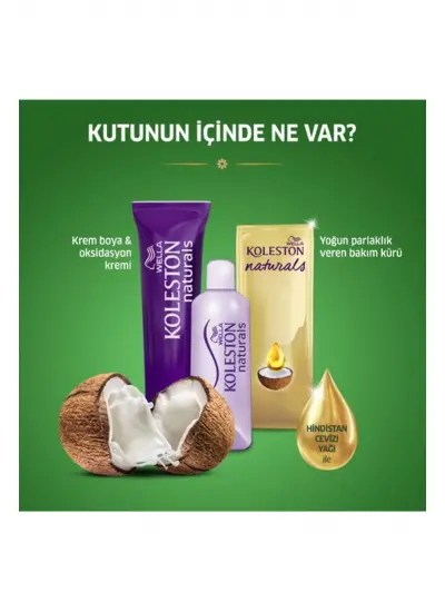 Naturals Saç Boyası Koyu Kahve 3/0 2x Paket