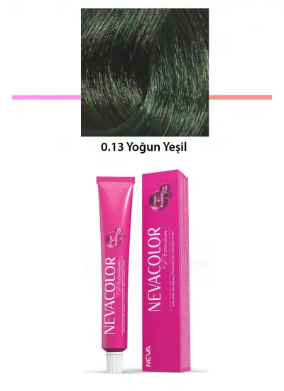 Premium 0.13 Yoğun Yeşil - Kalıcı Krem Saç Boyası 50 g Tüp