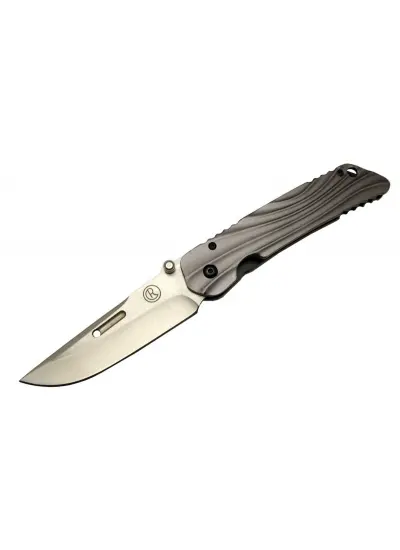 Lanmark Umnumzaan T 50 Gri Kamp Çakı 22,5cm - Manuel, Kemerlikli, Oluklu