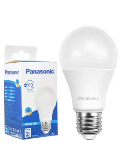 Panasonic Led Ampul 8,5 Watt Beyaz Renk E27  Duy