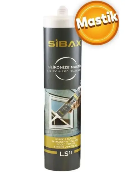 Sibax LS11 Silikonize Mastik 500 gr Beyaz