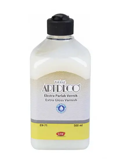 Artdeco Vernik Parlak 500ML Su Bazlı Ekstra