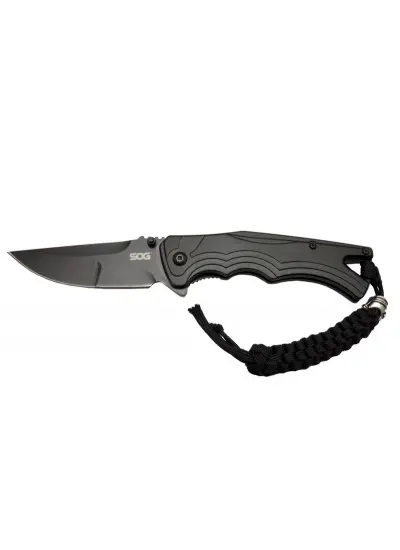 Sog Tighe Fifhter BRT 863BK Siyah Kamp Çakı 21cm - Yarı Otomatik, İpli, Kemerlikli