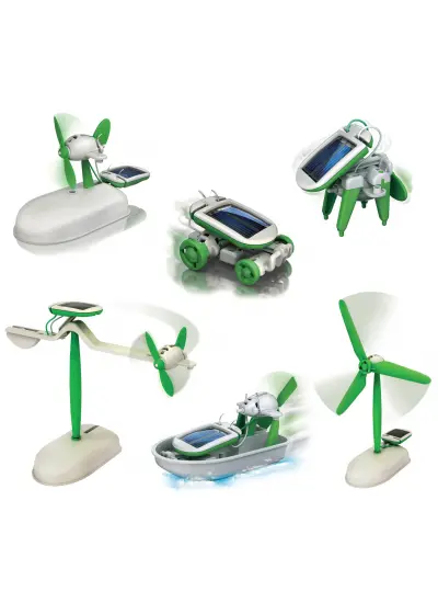 Solar Robot Mucit Kiti - 6 in 1