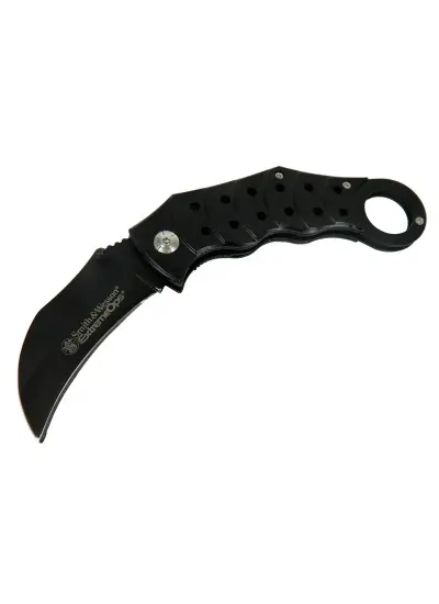 ZH 225 Siyah Karambit 18 cm - Metal Saplı, Manuel