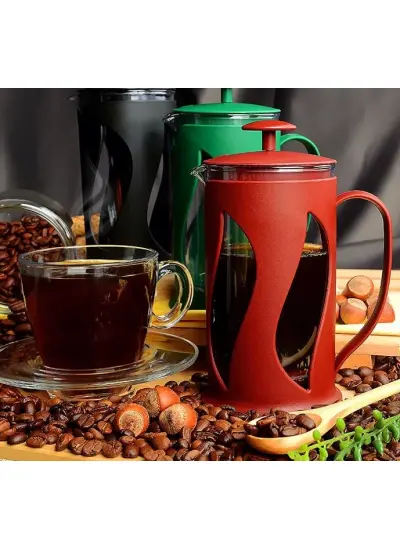 Tcof Filtre Kahve Makinesi French Press Süzgeçli - 500 ml