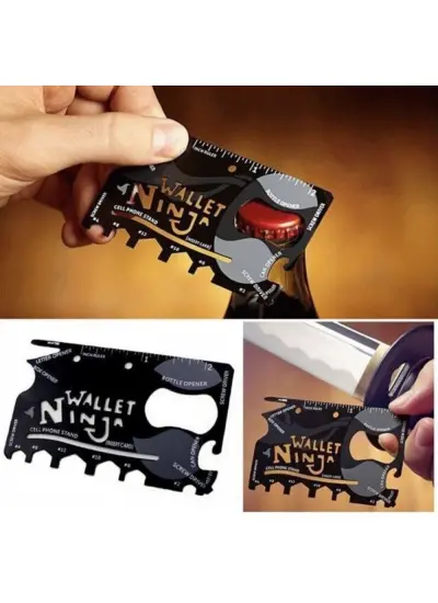 18 in 1 Credit Card Multi Tool Kit