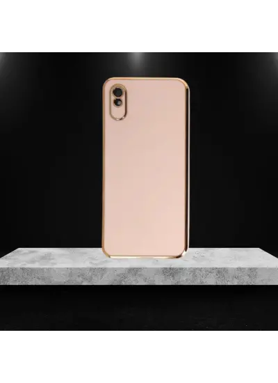 XİAOMİ REDMİ 9A ŞANZELİZE KILIF ROSE GOLD