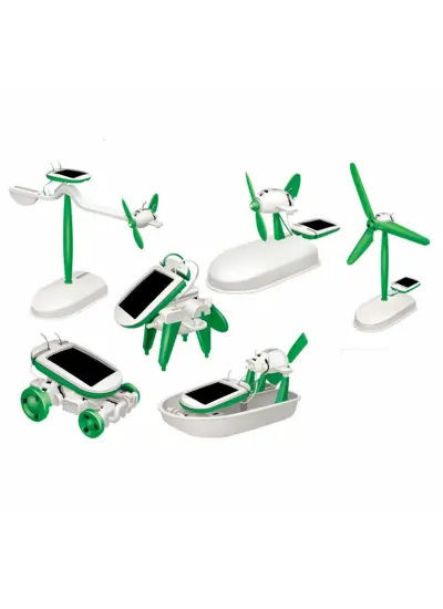 Solar Robot Mucit Kiti - 6 in 1