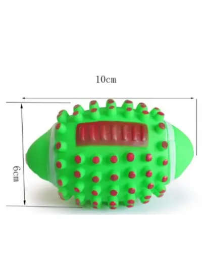 Rugby Köpek Isırma Topu - Düdüklü At Getir Oyuncak Top