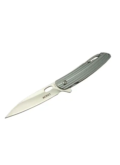 CRKT K241 XXP Kamp Çakısı 23 cm - Kancalı Metal Sap, Otomatil, Kılıflı, Kutulu