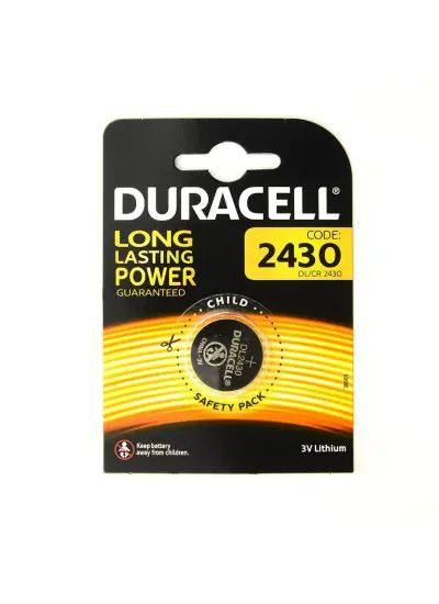 Duracell Yuvarlak Düğme Pil 2430 3 Volt