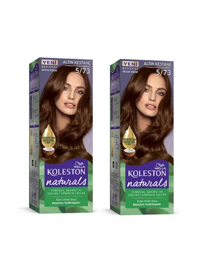 Naturals Saç Boyası Altın Kestane 5/73 2x Paket