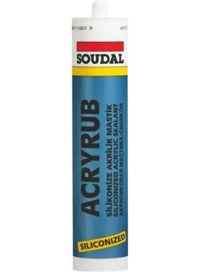 Soudal Acryrub Silikonize Mastik 310 ml Antrasit