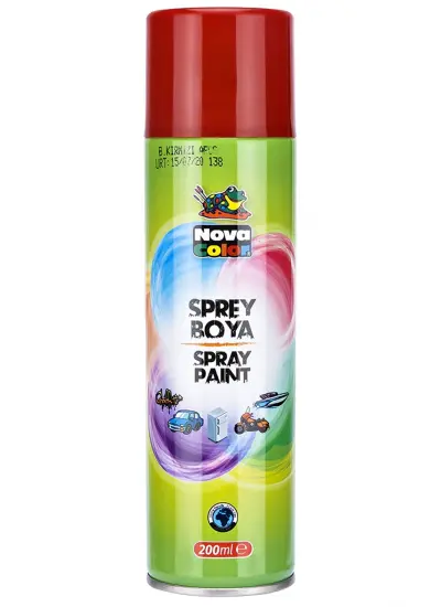 Nova Color Sprey Boya 200 Ml Kırmızı