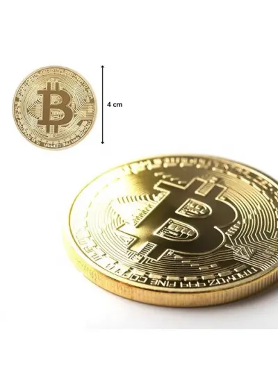 Bitcoin Madeni Hatıra Parası Hediyelik Para