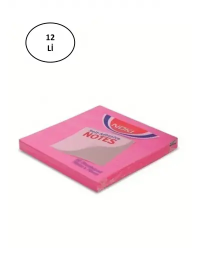 Noki Memo Yapışkanlı Not Kağıdı 75 x 75 mm Pembe