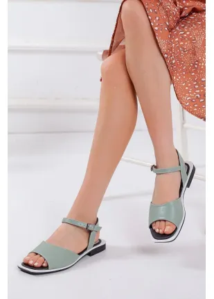 Kadın Su Yeşili Yazlık Sandalet 400220022 Kadın Su Yeşili Yazlık Sandalet 400220022