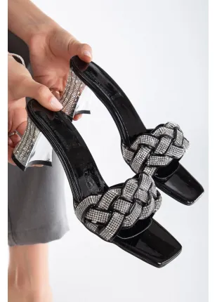 Kadın Yazlık Terlik Taş Örgü Kadın Yazlık Terlik Taş Örgü