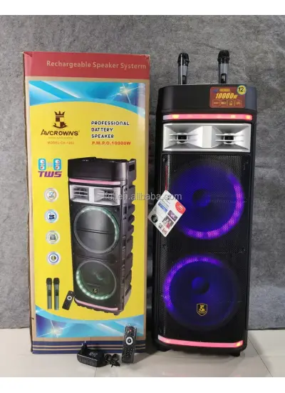 japanEx CH-1262  DJ Hoparlör Çift 12 inç Boynuz Hoparlör Büyük TWS Woofer Hoparlör