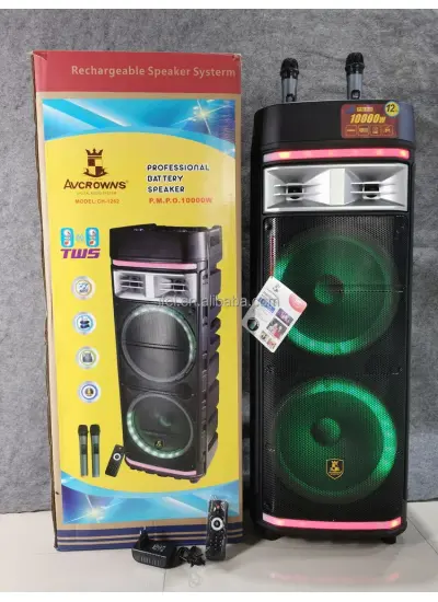 japanEx CH-1262  DJ Hoparlör Çift 12 inç Boynuz Hoparlör Büyük TWS Woofer Hoparlör