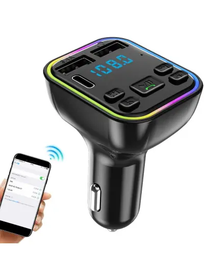 JapanEx G39 Çakmaklık Şarj Cihazı Fm Transmitter Bluetooth Araç Kiti Araba Müzik Mp3 Çalar Fm