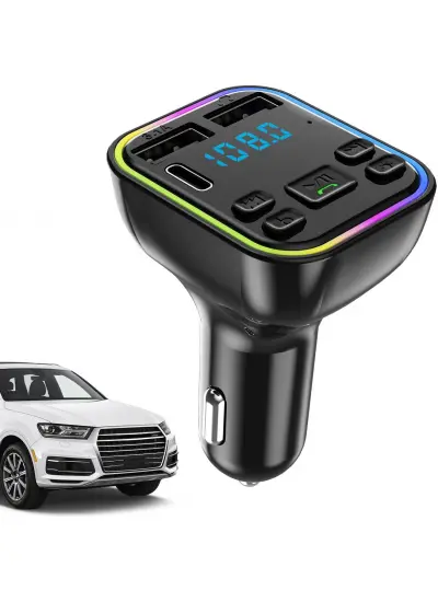 JapanEx G39 Çakmaklık Şarj Cihazı Fm Transmitter Bluetooth Araç Kiti Araba Müzik Mp3 Çalar Fm