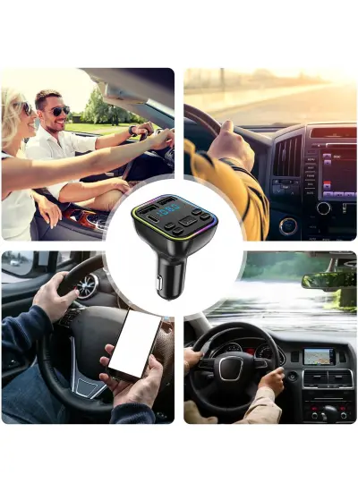 JapanEx G39 Çakmaklık Şarj Cihazı Fm Transmitter Bluetooth Araç Kiti Araba Müzik Mp3 Çalar Fm