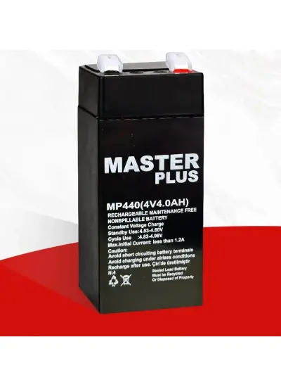 Masterplus 4v4ah Kuru Akü Işıldak & El Feneri Aküsü Mp440