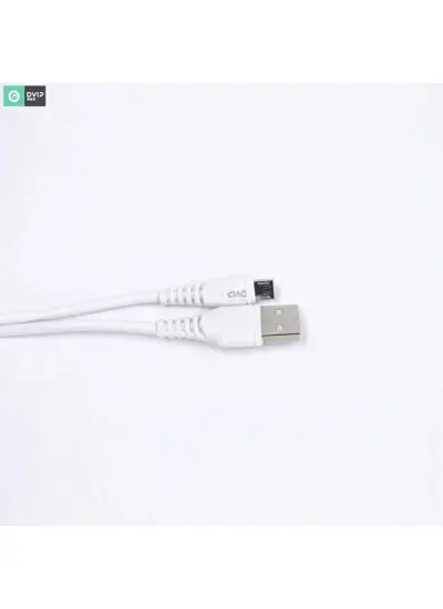 Dvip S01M 6A 67W Usb-A To Micro 1 M Beyaz Data Ve Hızlı Şarj Kablosu