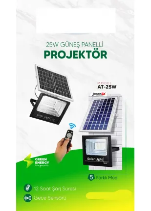 Masterplus At-25w Güneş Enerjili Projektör 12 Saat Şarj Süresi Masterplus At-25w Güneş Enerjili Projektör 12 Saat Şarj Süresi