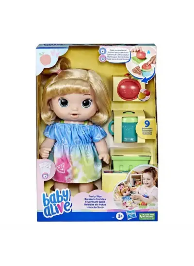 Nessiworld Baby Alive Meyve Sıkacaklı Bebek Seti F7356