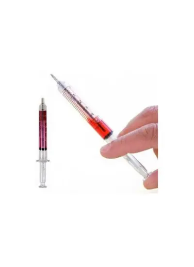 Şırınga Şeklinde Tükenmez Kalem Syringe Pen