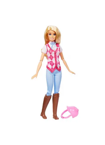 HXJ38 Barbie Binici Bebek - Malibu -Barbie Mysteries: The Great Horse Chase