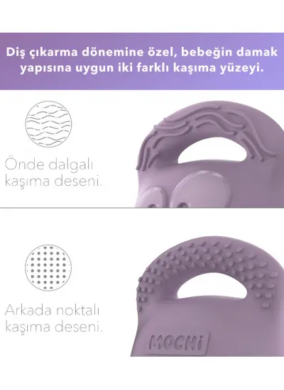 Mochi Diş Kaşıyıcı Lila