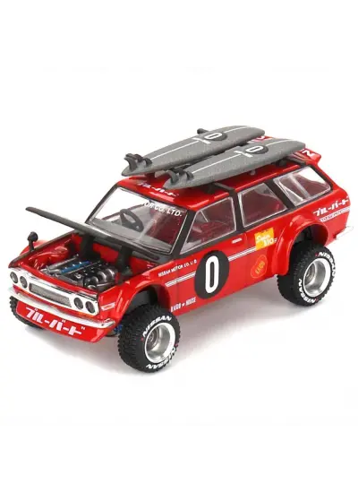 Nessiworld Mini GT 1:64 Datsun Kaido 510 Wagon GT Surf Safari RS V2