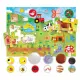 Nessiworld Headu Tactile Kabartma Boyalı 21 Parça Çiftlik Puzzle