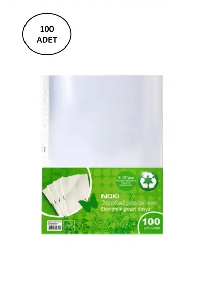 Noki Poşet Dosya Eco 100 Adet